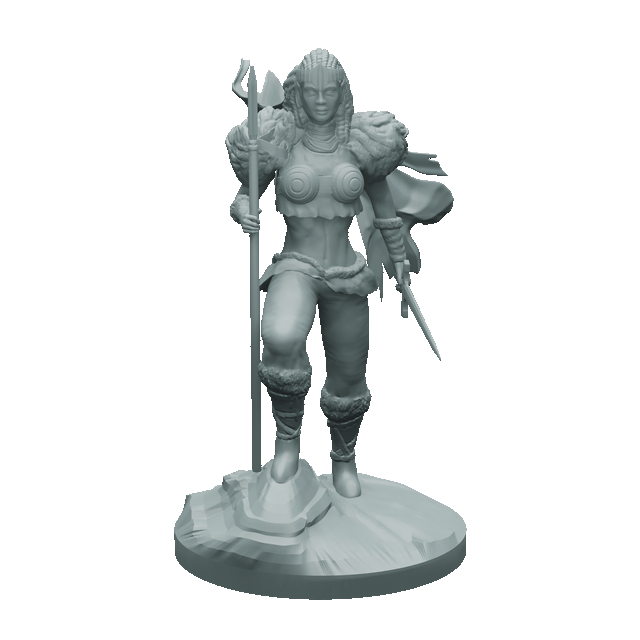 Prototype for a TTRPG project (posted with permission), sculpted in Blender 3D